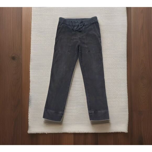 James Perse Standard Corduroy Utility Pants Drawstring waist Gray Size 0